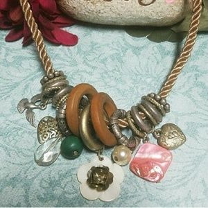 N445 Funky Charm Necklace